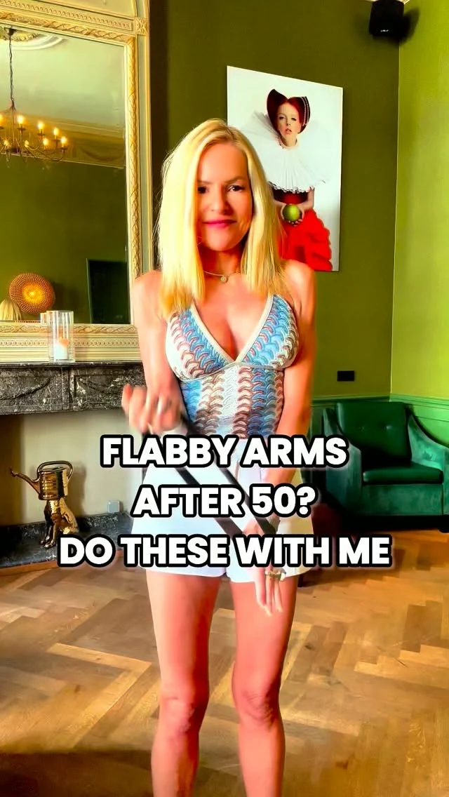 Flabby arms after 50? Grab a resistance band and do these exercises with me.
Most exercise Reels show you two or three repetitions and then move on. I wanted to do something different, so I’m doing these in real time — stay with me, keep going and actually do the repetitions with me.
You don’t need gym clothes, you don’t need a gym, and you don’t need lots of equipment. I’m doing this in my ordinary clothes with one tiny resistance band.
Long resistance bands are brilliant for working your arms, while these little loop bands are generally much better suited to your thighs, glutes and bottom. But that’s exactly my point — if this tiny band is all you’ve got, you can still use it to work your arms. It costs very little, takes up virtually no space and can live in your handbag or suitcase, so whether you’re at home, at work or travelling, you’ve always got some resistance with you.
The band also helps keep tension through the movement so you can work slowly and with control rather than simply throwing your arms around. Keep doing the repetitions with me, and you’ll certainly feel your arms working.
At 60, maintaining skeletal muscle is one of my priorities. Resistance work isn’t simply about firmer, more toned arms — maintaining lean tissue is an important part of our body composition, strength, metabolism and bone health as we get older.
And everybody is different. The right resistance exercises and technique depend on your unique body type and body composition, which is exactly what I work on individually with clients in my private Body Firming Appointments.
FOLLOW me for more simple body-firming exercises and SAVE this Reel so you can come back and do the whole sequence with me again — anywhere, anytime.
If you’d like my help choosing the right resistance exercises for your individual body, comment “MIDLIFE BODY” below, and we’ll send you details of my private Body Firming Appointments, available remotely via FaceTime or in my private Chelsea consultation room.
#FlabbyArms #ArmExercisesOver50 #ResistanceBandWorkout #BodyFirming #MidlifeBody